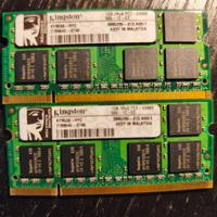 2x1GB Kingston DDR2 RAM Laptop PC2-5300S (667MHz) 