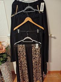Set 3 pantaloni da donna XXL e gonna in omaggio 