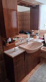 mobile bagno in noce