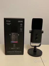 FIFINE USB Gaming Microfono Dinamico per PC PS4 PS