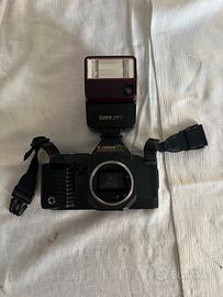 Canon T70 Fotocamera Reflex Rullino + Flash 277T