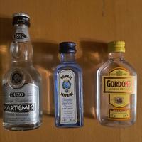 n. 3 bottigliette  Mignon Liquore da Collezione