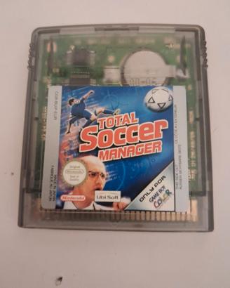 Total soccer Manager Game boy Nintendo 