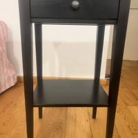 Due comodini Ikea colo nero