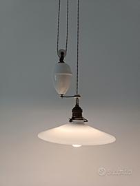 Lampada saliscendi antica