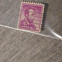 francobollo di Abram Lincoln 