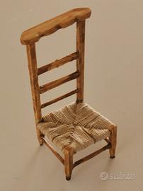 inginocchiatoio presepe fatto a mano