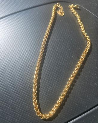 Collana Da Donna o uomo usata  placcato in oro gia