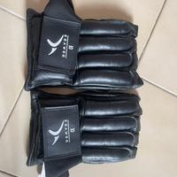 Mezzi guanti cuoio box kickboxing domyos decat