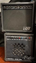 Due Amplificatori mini combo da chitarra