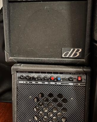 Due Amplificatori mini combo da chitarra