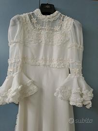 vestito da sposa vintage stile impero taglia 44