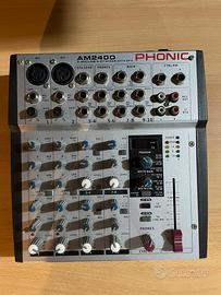 Phonic AM240D mixer con effetti