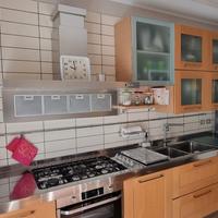 CUCINA SALVARANI 2008 TOP FRANKE ACCIAIO INOX 3,4M