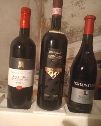 Vini rossi annata storica 1997