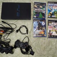 console PS2+2 controller+3 giochi e demo