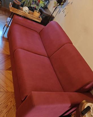 Divano letto con rete. 3 posti