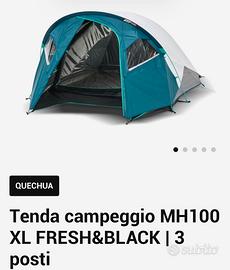 Tenda Campeggio MH100 3 posti