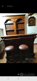 Mobile Bar bancone vintage classico legno