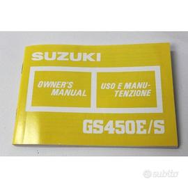 MANUALE USO E MANUTENZIONE SUZUKI GS 450
