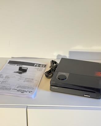 Sony PS-Q3 Giradischi Hi-Fi Vintage Ultra Compatto
