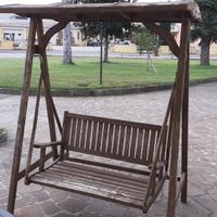 Dondolo in legno teak