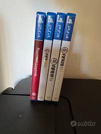 Quattro Giochi Vari Sony Play Station PS4
