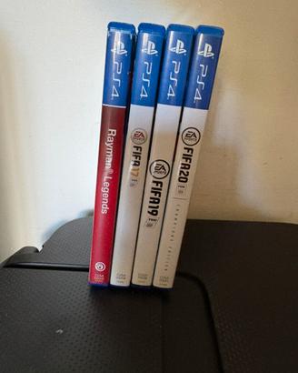 Quattro Giochi Vari Sony Play Station PS4