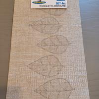 Set 4 pz tovagliette americana in pvc