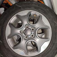 Cerchi e gomme da 16" jeep Renegade bicolore