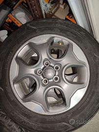 Cerchi e gomme da 16" jeep Renegade bicolore