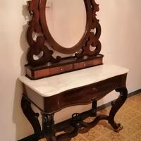 Toilette Luigi Filippo, metà 800, piano in marmo