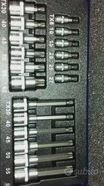 Inserti 18 pezzi torx