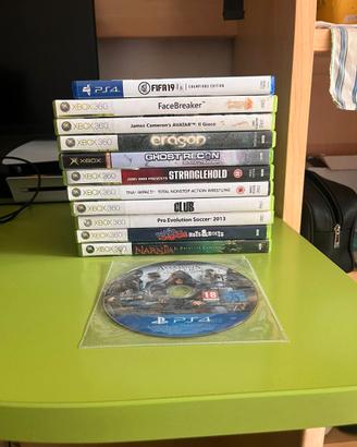 Lotto Giochi Xbox 360/Ps4 - Non Acquistarare a 1€