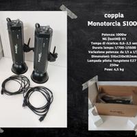 coppia flash da studio 1000 watt
