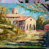 Santuario di S.Augusta, olio su faesite 60x80