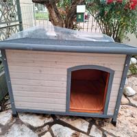 cuccia cane da esterno con rivestimento invernale