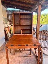 Tavolo pensile salva spazio chiudibile artigianale