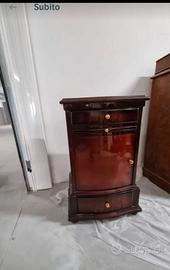 coppia di comodini legno laccato