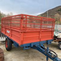 Rimorchio agricolo MENCI con soprasponde in rete