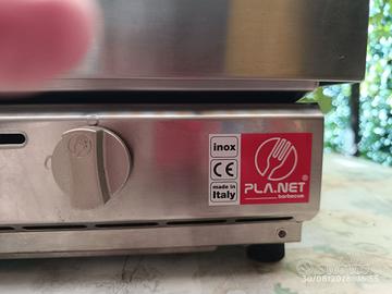 Piastra Barbecue acciaio inox 80cm