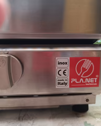 Piastra Barbecue acciaio inox 80cm