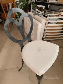 Sedia con seduta imbottita