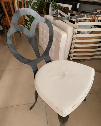 Sedia con seduta imbottita