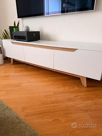Mobile TV D1 Kalune Design bianco noce