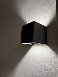 Nr 3 lampade CUBO NUOVE  interno / esterno grigio