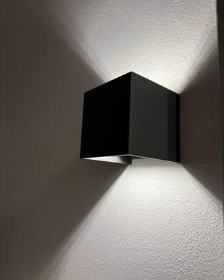 Nr 3 lampade CUBO NUOVE  interno / esterno grigio