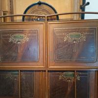 letto antico in ferro 