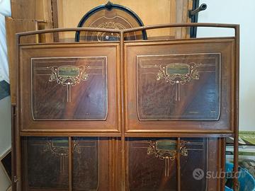 letto antico in ferro 