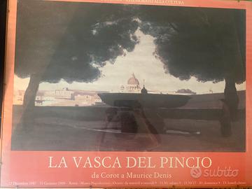 Poster mostra: “La vasca del Pincio- da Corot ..”